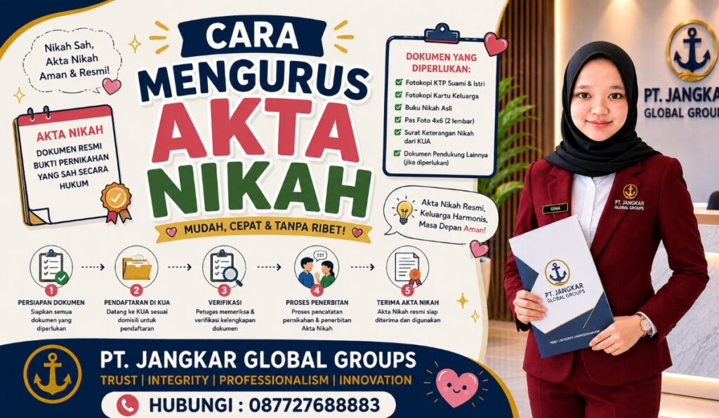 Cara Mengurus Akta Nikah
