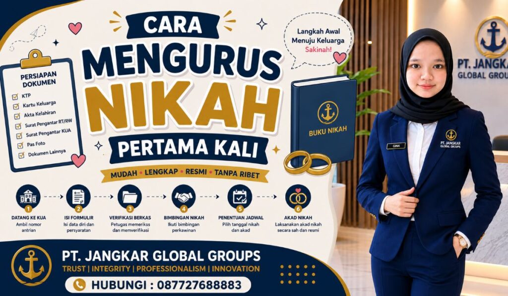 Cara Mengurus Nikah Pertama Kali