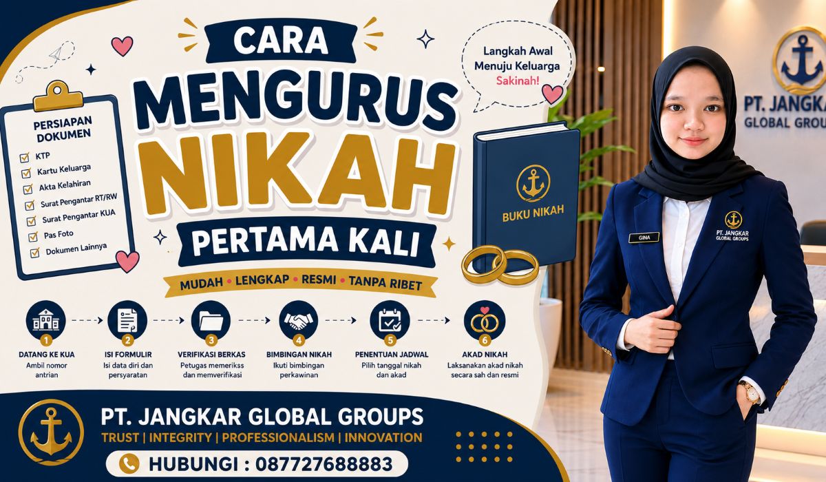 Cara Mengurus Nikah Pertama Kali