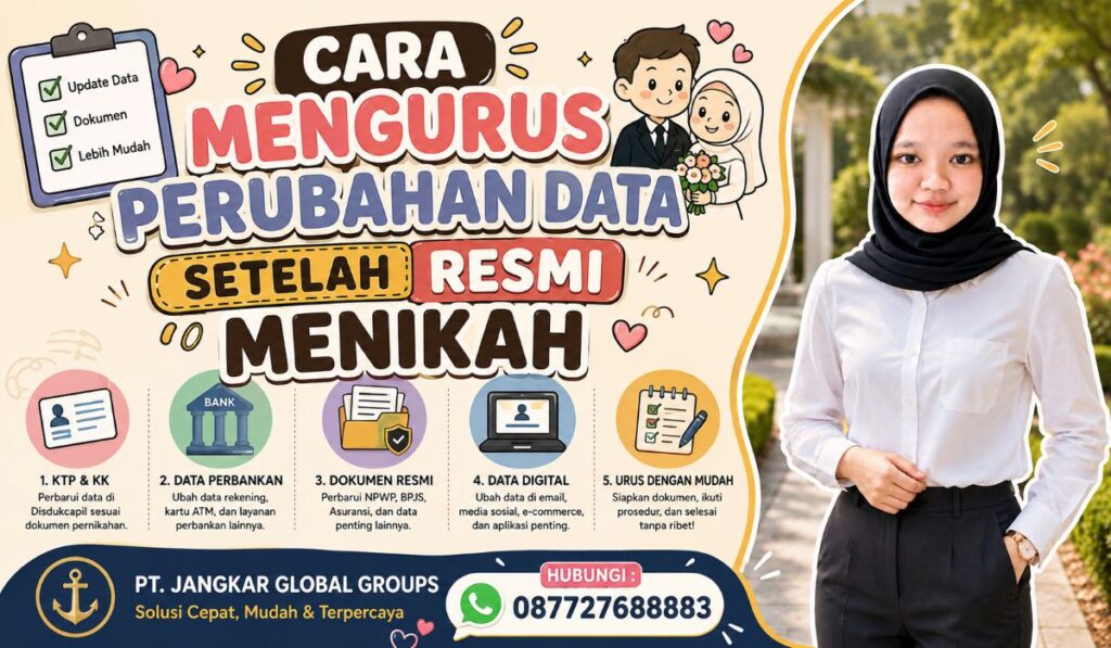 Cara Mengurus Perubahan Data Setelah Resmi Menikah