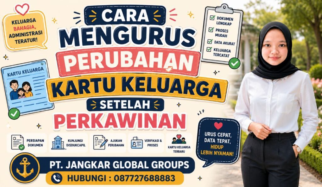 Cara Mengurus Perubahan Kartu Keluarga Setelah Perkawinan