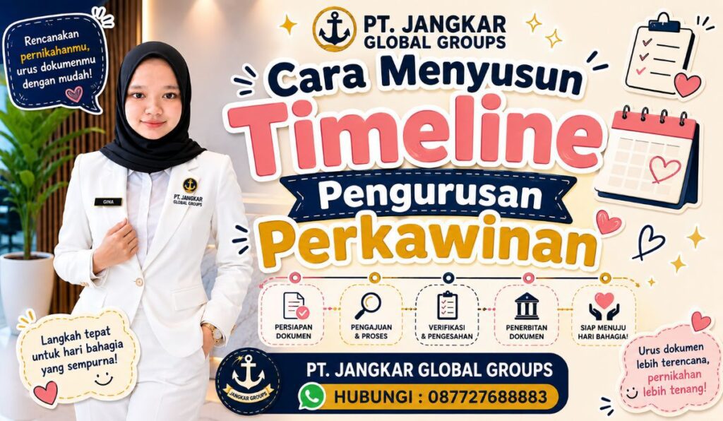 Cara Menyusun Timeline Pengurusan Perkawinan