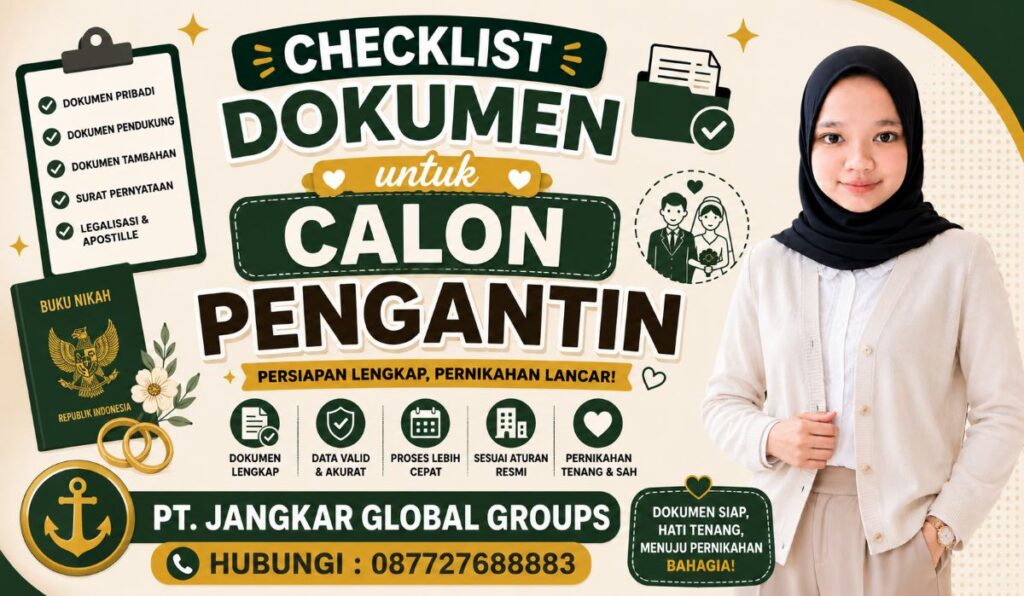 Checklist Dokumen untuk Calon Pengantin