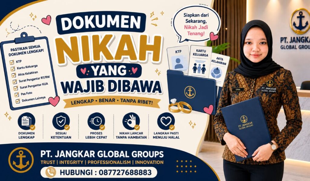Dokumen Nikah yang Wajib Dibawa