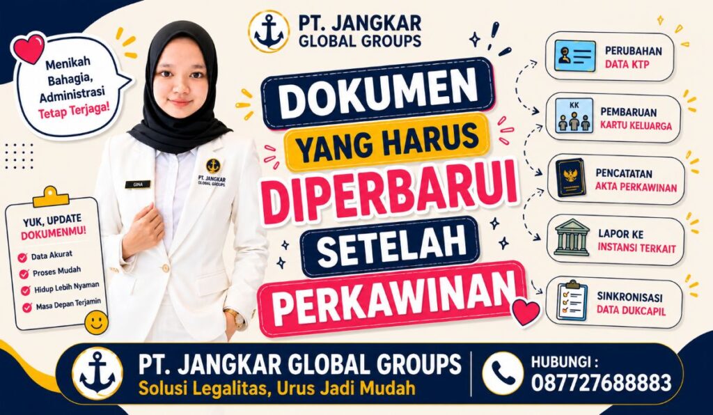 Dokumen yang Harus Diperbarui Setelah Perkawinan