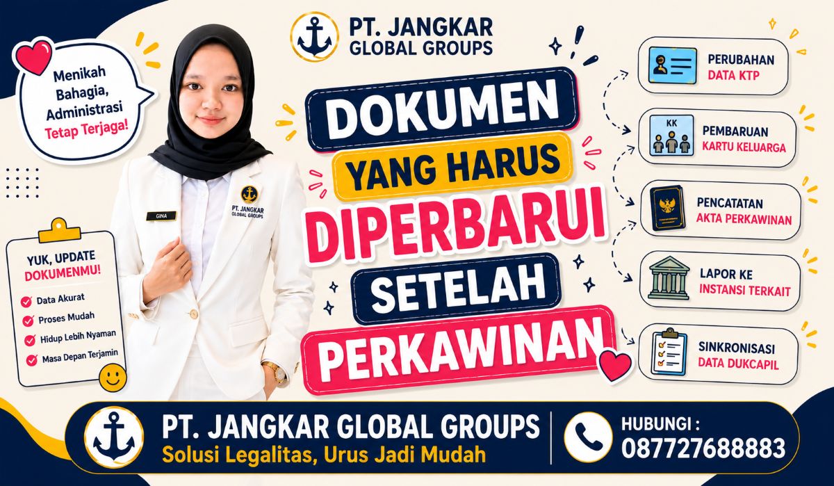 Dokumen yang Harus Diperbarui Setelah Perkawinan