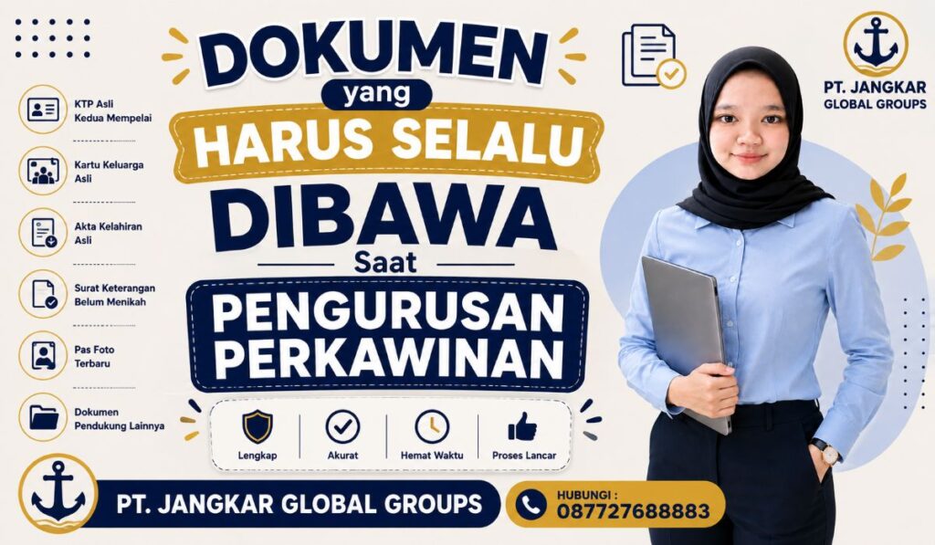 Dokumen yang Harus Selalu Dibawa Saat Pengurusan Perkawinan