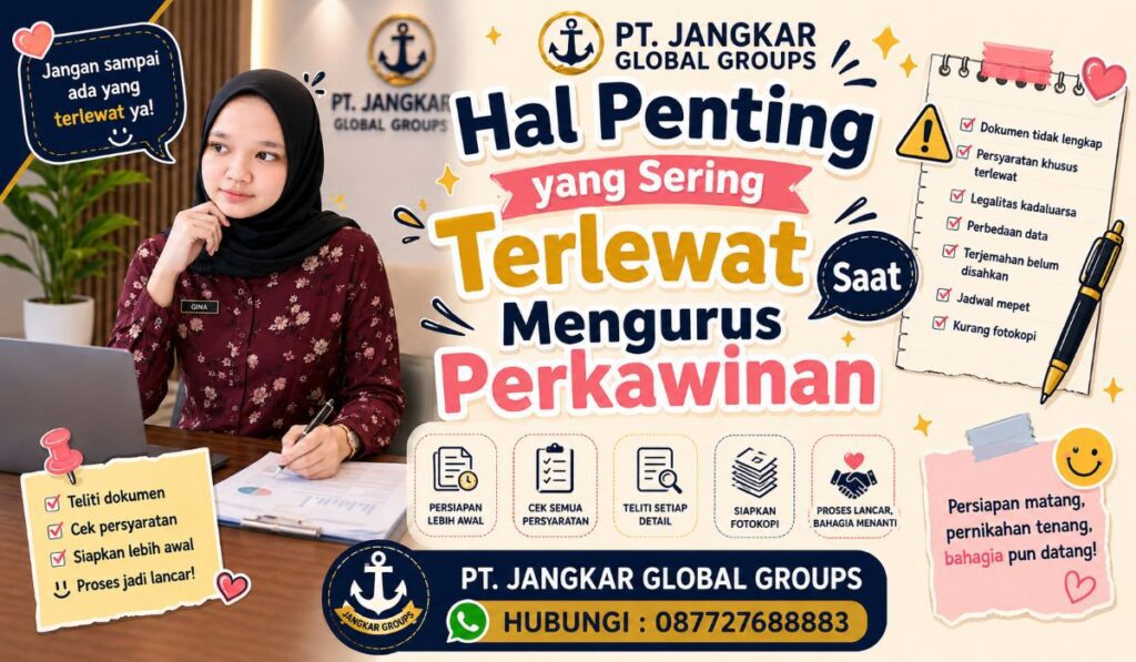 Hal Penting yang Sering Terlewat Saat Mengurus Perkawinan