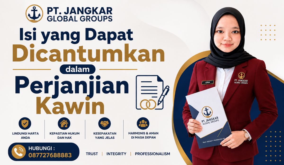 Isi yang Dapat Dicantumkan dalam Perjanjian Kawin