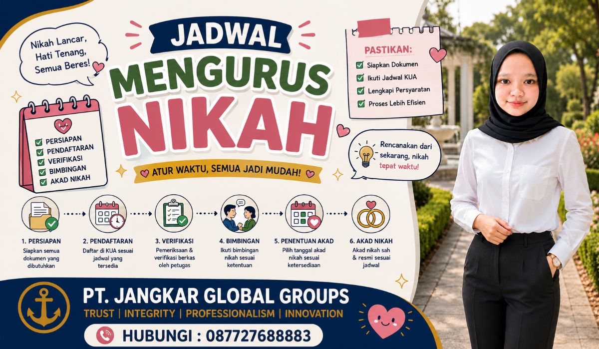 Jadwal Mengurus Nikah