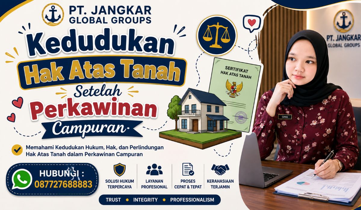 Kedudukan Hak Atas Tanah Setelah Perkawinan Campuran