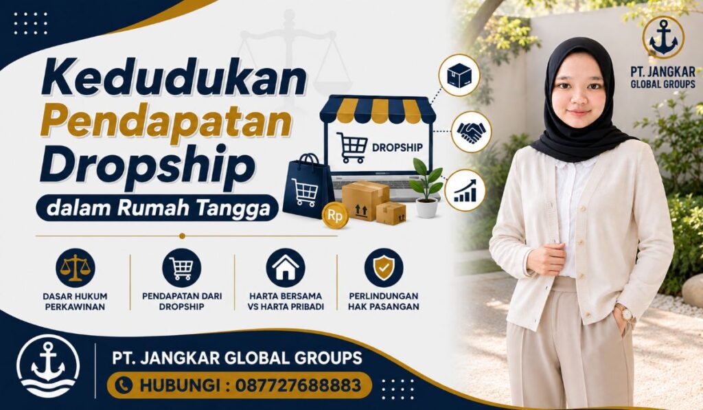 Kedudukan Pendapatan Dropship dalam Rumah Tangga