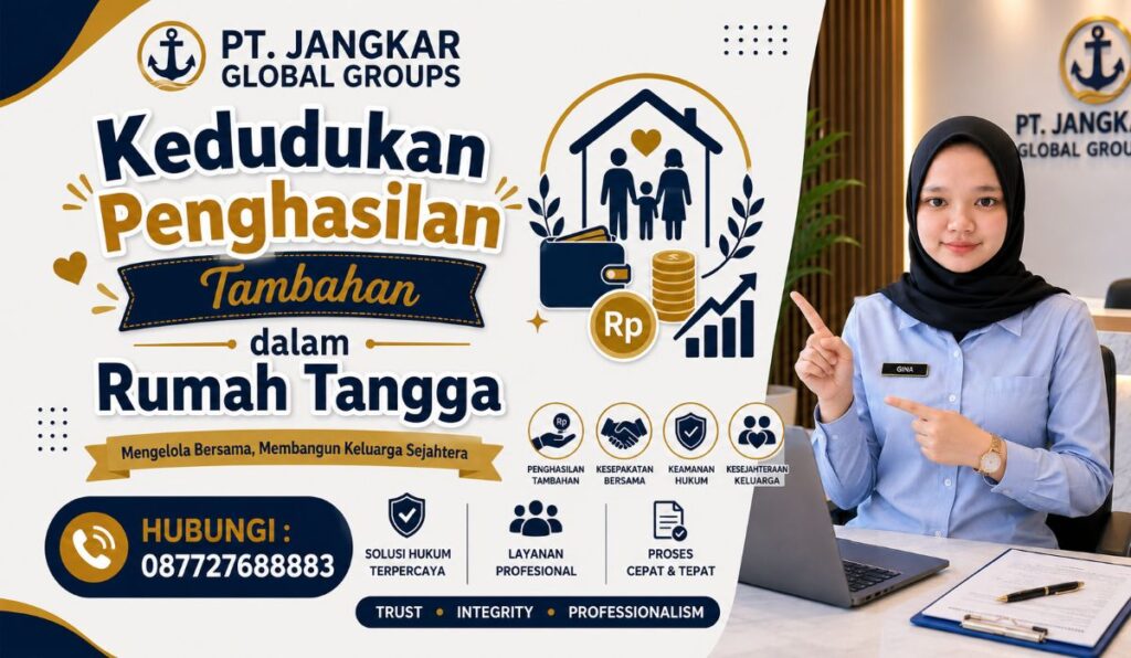 Kedudukan Penghasilan Tambahan dalam Rumah Tangga