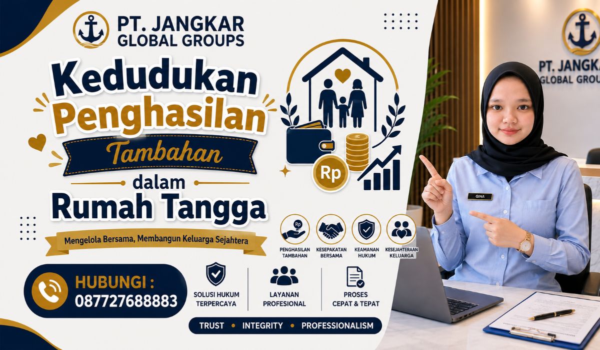 Kedudukan Penghasilan Tambahan dalam Rumah Tangga