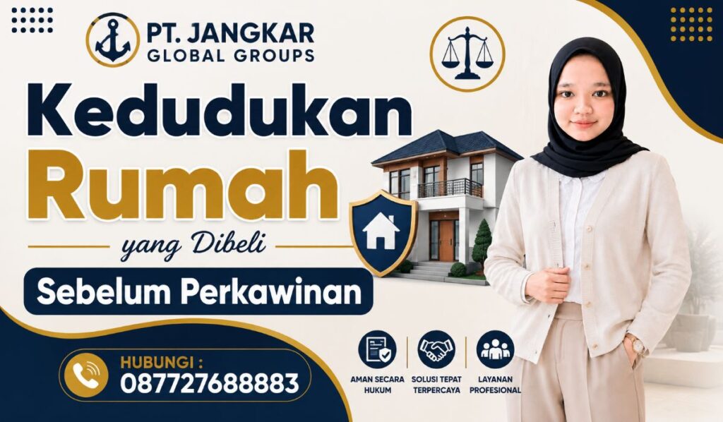 Kedudukan Rumah yang Dibeli Sebelum Perkawinan