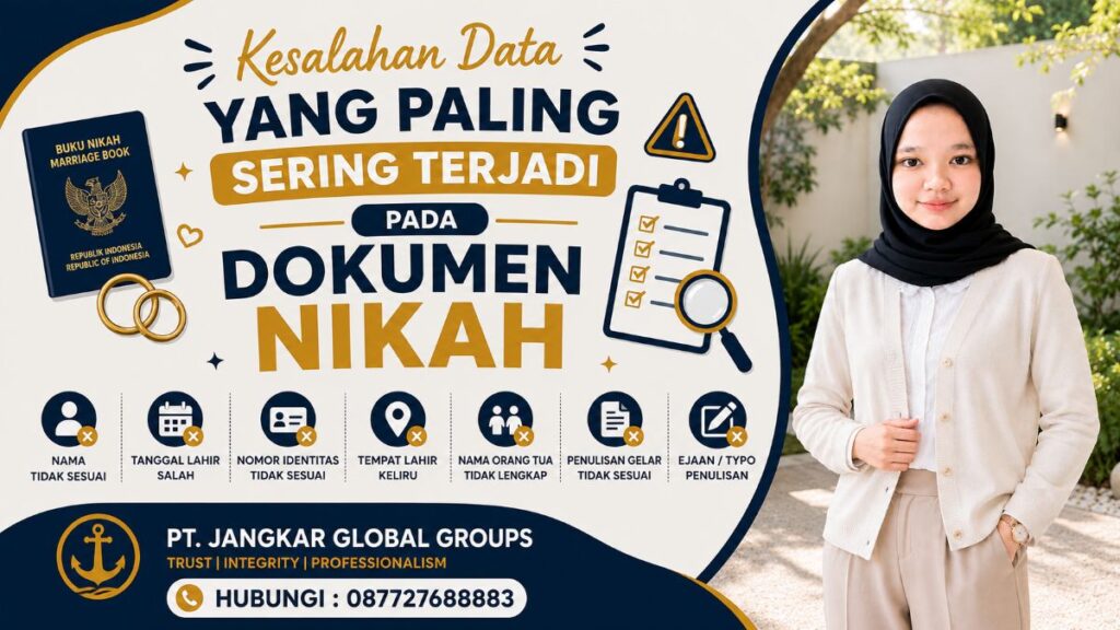 Kesalahan Data yang Paling Sering Terjadi pada Dokumen Nikah