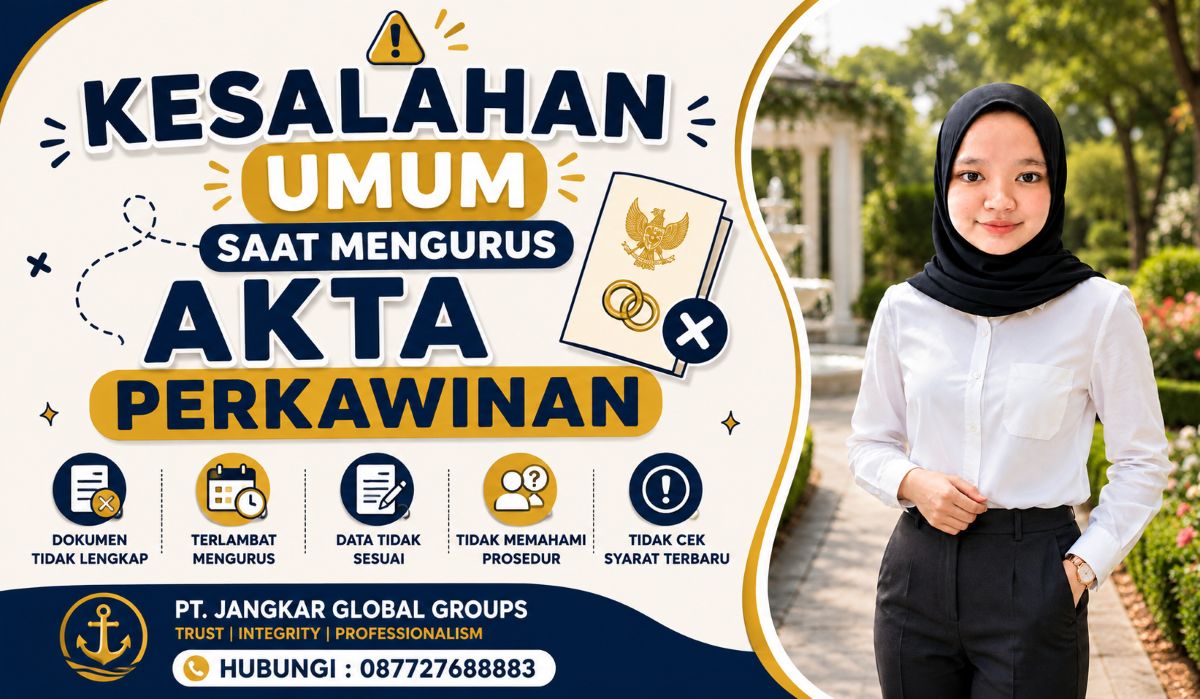 Kesalahan Umum Saat Mengurus Akta Perkawinan