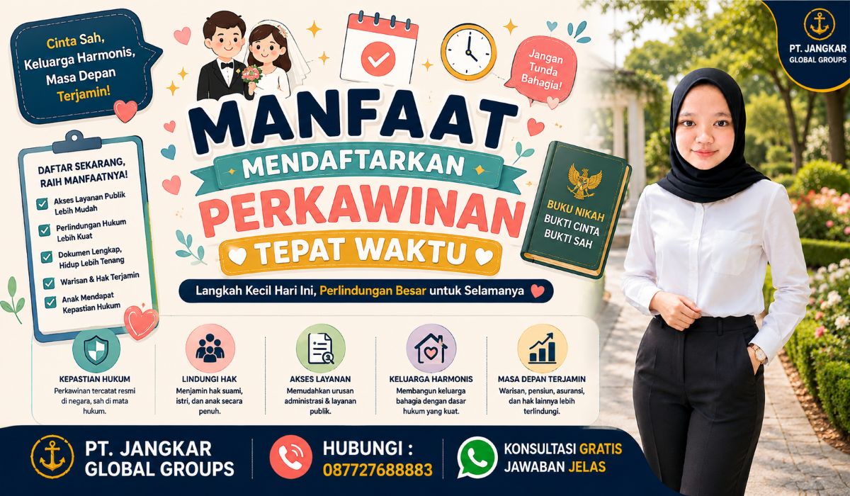 Manfaat Mendaftarkan Perkawinan Tepat Waktu