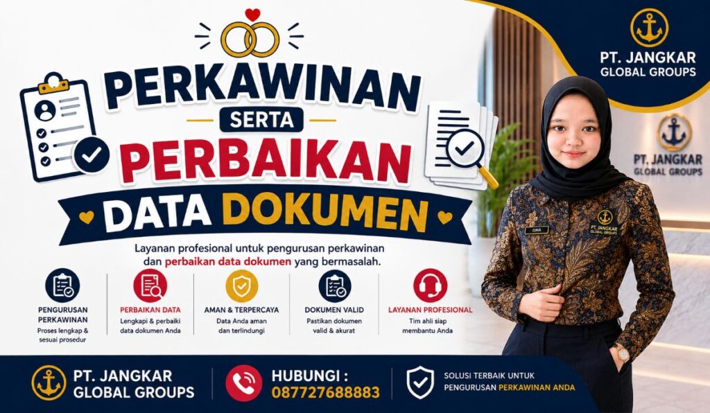 Perkawinan serta Perbaikan Data Dokumen
