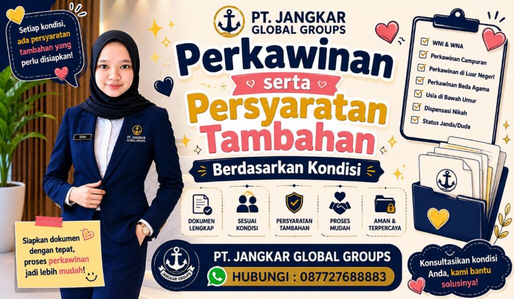 Perkawinan serta Persyaratan Tambahan Berdasarkan Kondisi