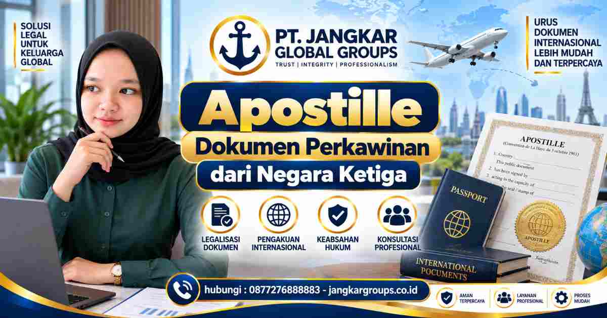 Apostille Dokumen Perkawinan dari Negara Ketiga