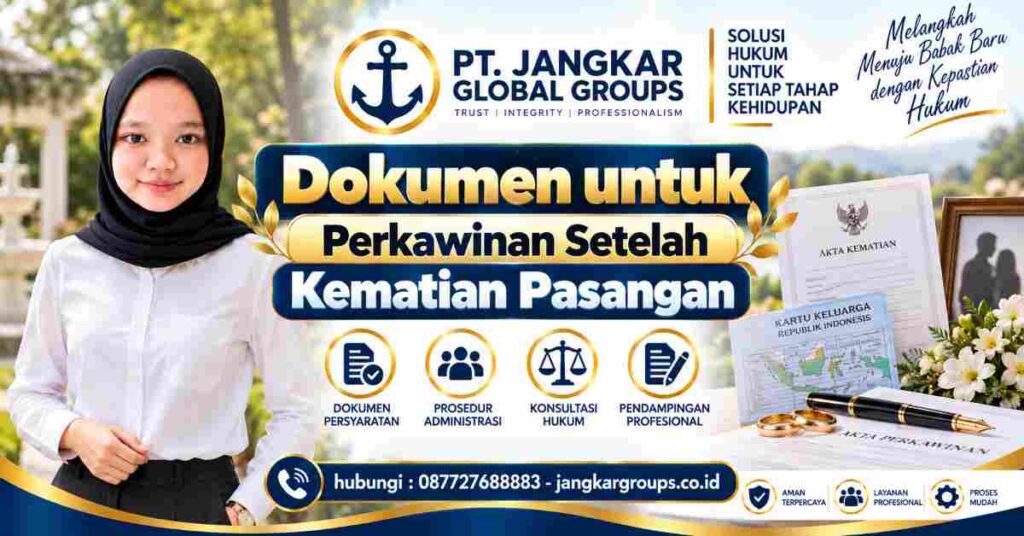 Dokumen untuk Perkawinan Setelah Kematian Pasangan