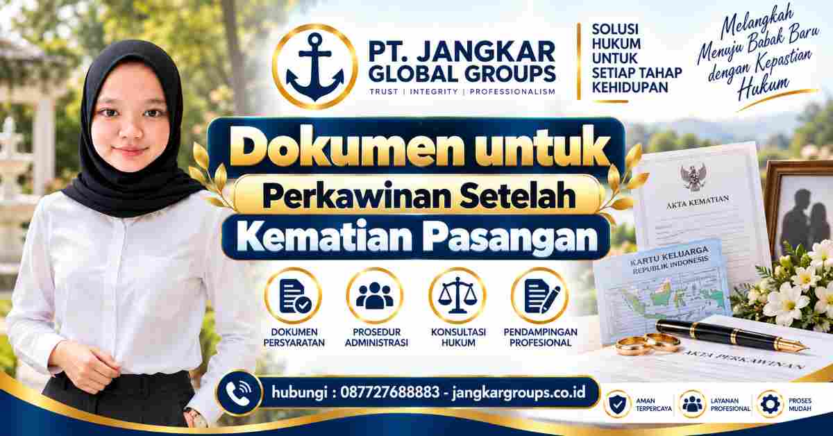 Dokumen untuk Perkawinan Setelah Kematian Pasangan