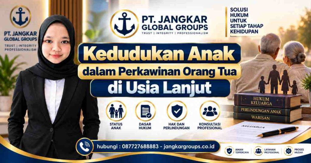 Kedudukan Anak dalam Perkawinan Orang Tua di Usia Lanjut