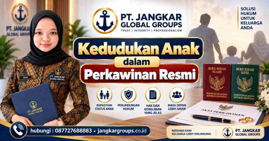 Kedudukan Anak dalam Perkawinan Resmi