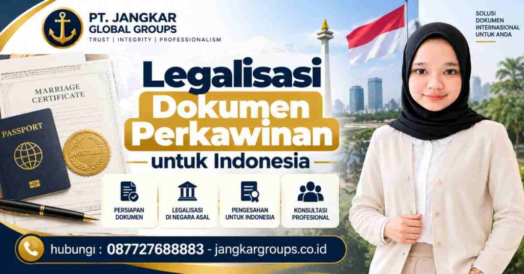 Legalisasi Dokumen Perkawinan untuk Indonesia