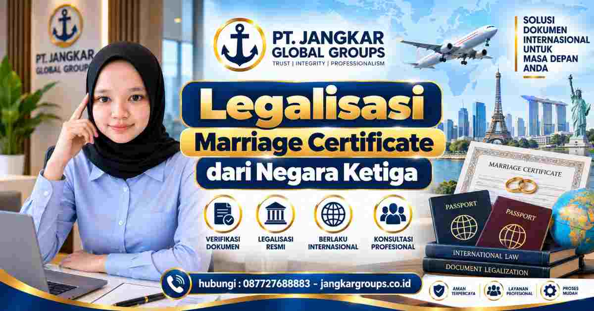 Legalisasi Marriage Certificate dari Negara Ketiga