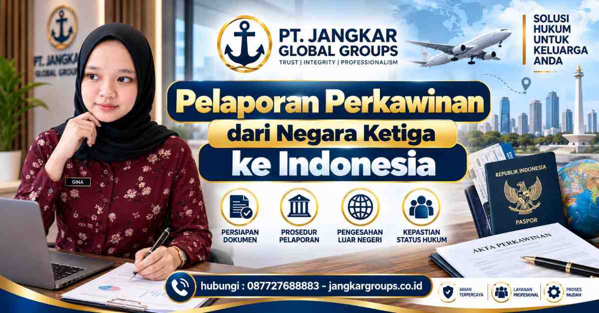 Pelaporan Perkawinan dari Negara Ketiga ke Indonesia