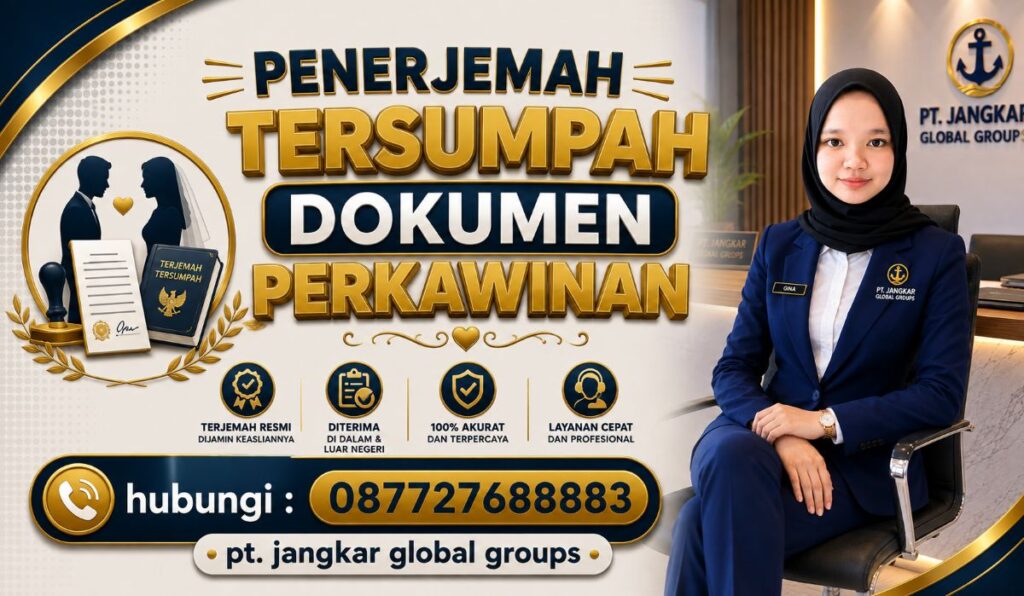 Penerjemah Tersumpah Dokumen Perkawinan