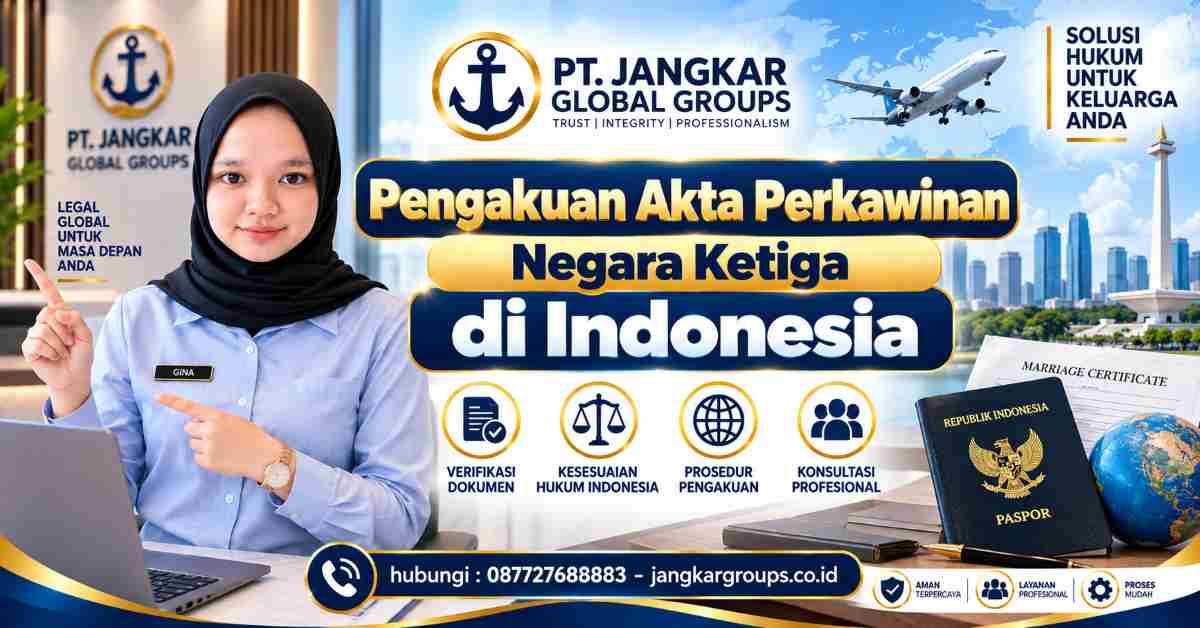 Pengakuan Akta Perkawinan Negara Ketiga di Indonesia