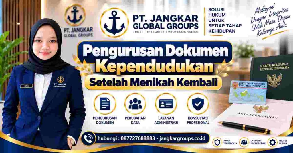 Pengurusan Dokumen Kependudukan Setelah Menikah Kembali