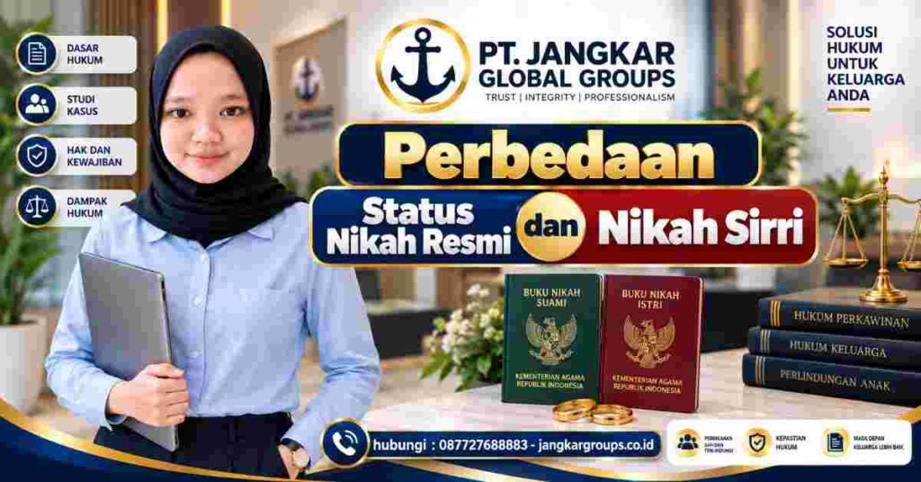 Perbedaan Status Nikah Resmi dan Nikah Sirri