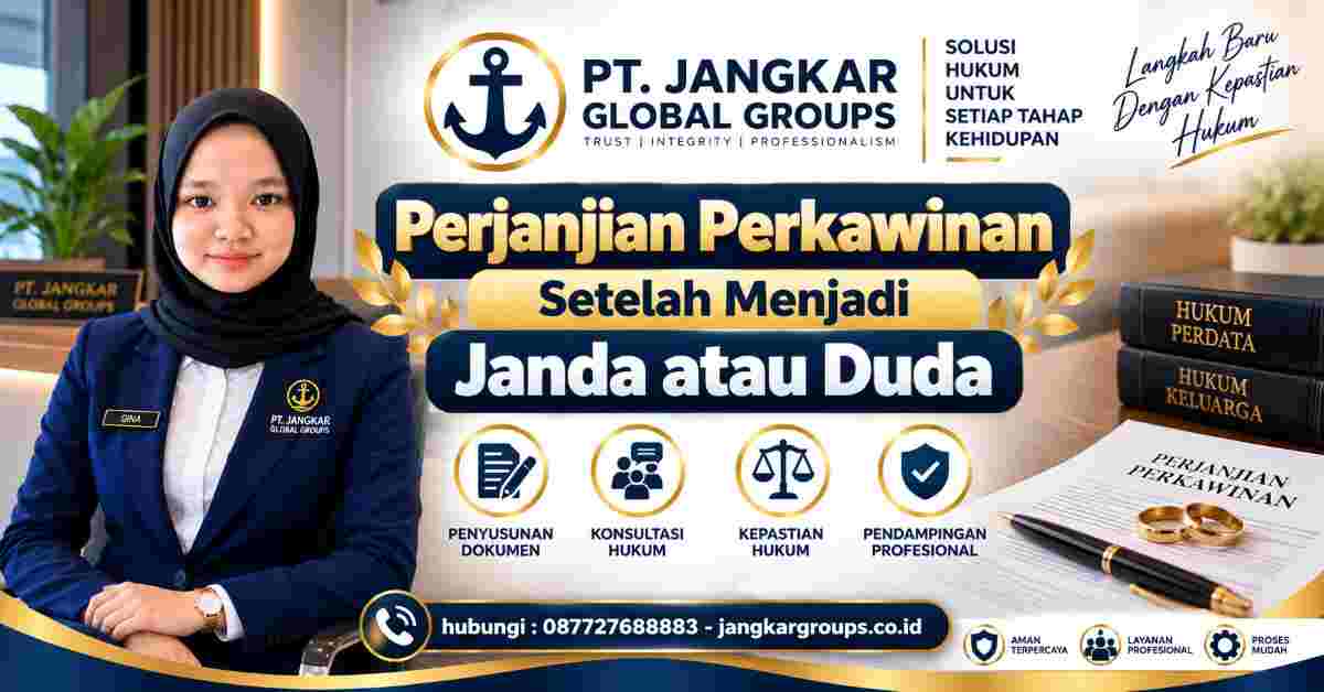 Perjanjian Perkawinan Setelah Menjadi Janda atau Duda